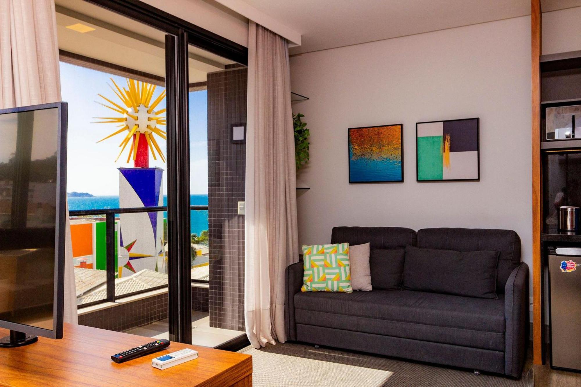 Aion Suites 302 - Lindo Apartamento Com Vista Para O Mar, A 60M Da Praia De Bombinhas, Com Piscina E Academia No Rooftop. מראה חיצוני תמונה