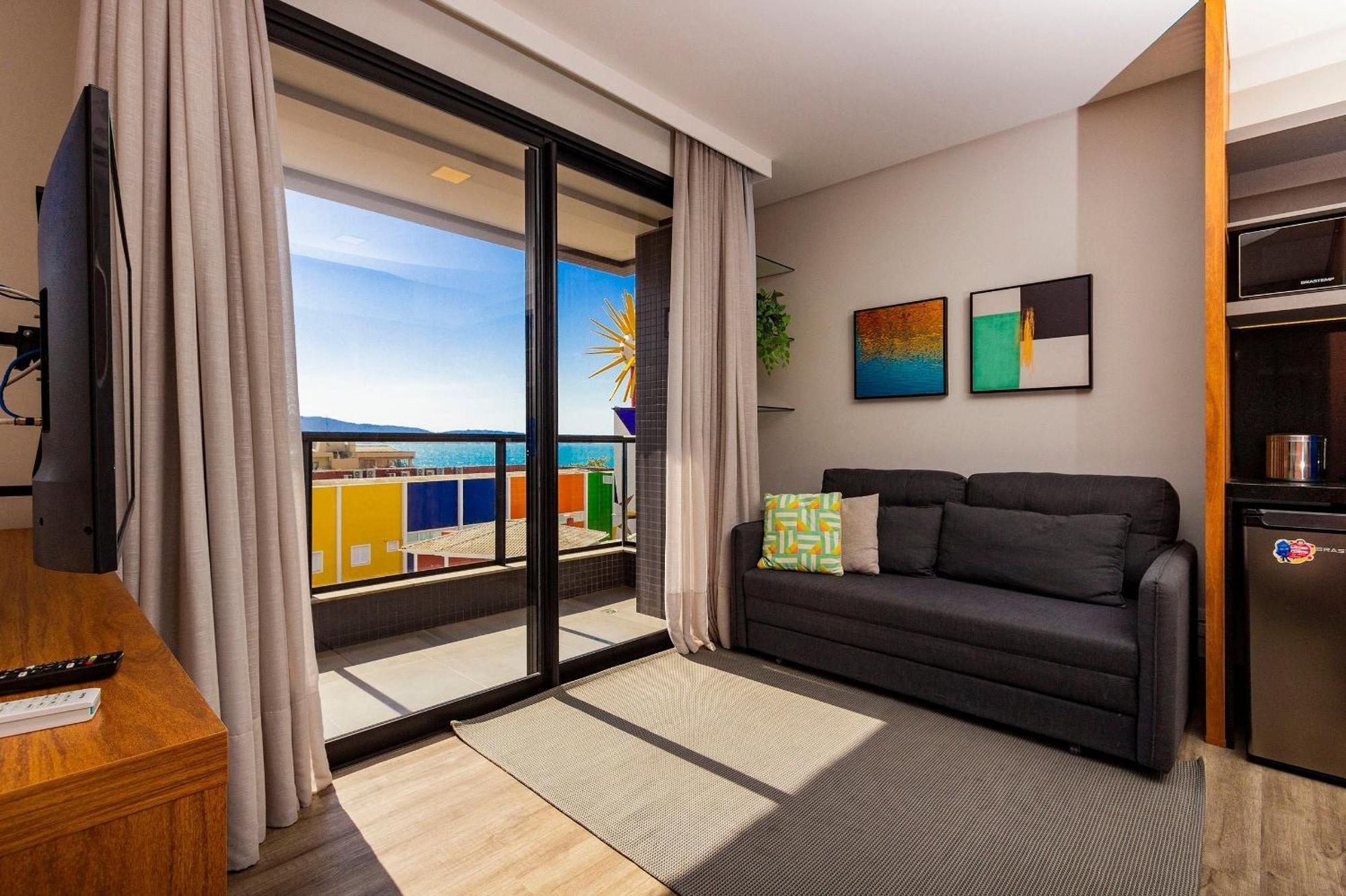 Aion Suites 302 - Lindo Apartamento Com Vista Para O Mar, A 60M Da Praia De Bombinhas, Com Piscina E Academia No Rooftop. מראה חיצוני תמונה