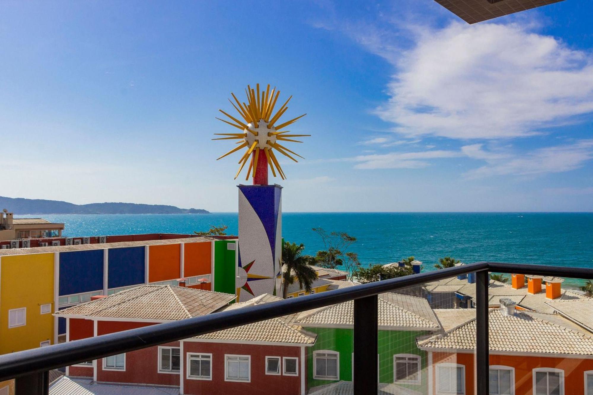 Aion Suites 302 - Lindo Apartamento Com Vista Para O Mar, A 60M Da Praia De Bombinhas, Com Piscina E Academia No Rooftop. מראה חיצוני תמונה
